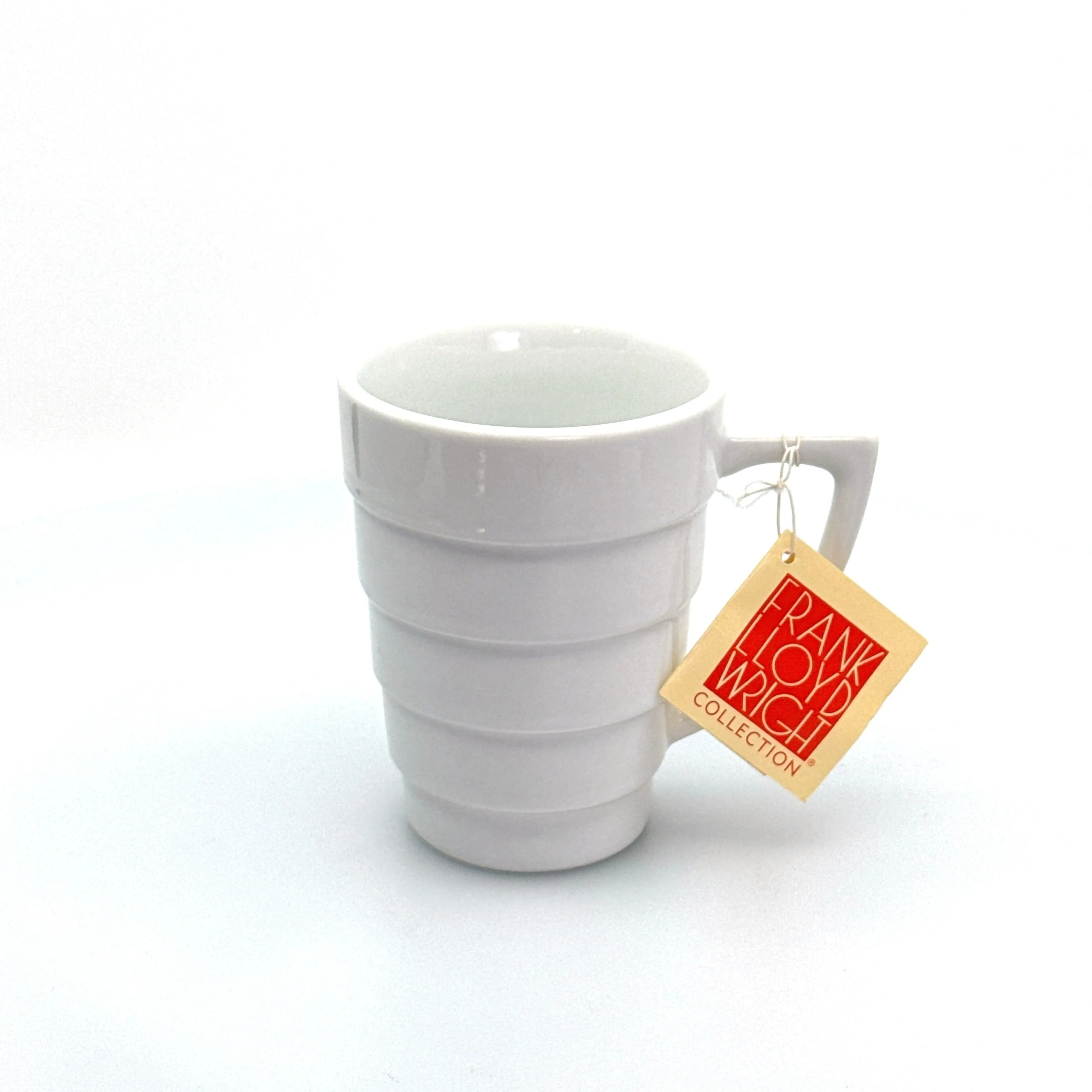 Frank Lloyd Wright Guggenheim Museum Coffee Mugs | White | 12 fl oz | NIB