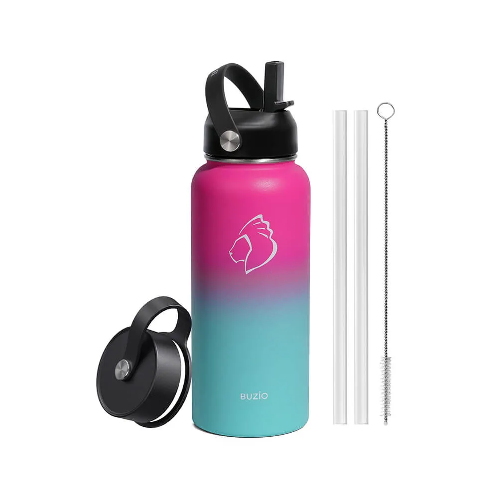 Insulated Water Bottles with 2 Lids | Sorbet | 32oz