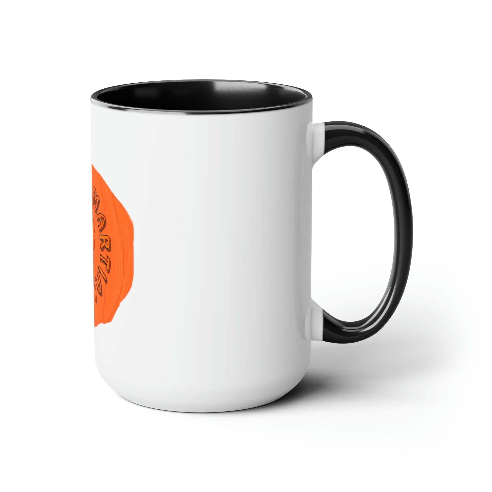 Link's Martial Arts Halloween Logo Two-Tone Coffee Mugs, 15oz