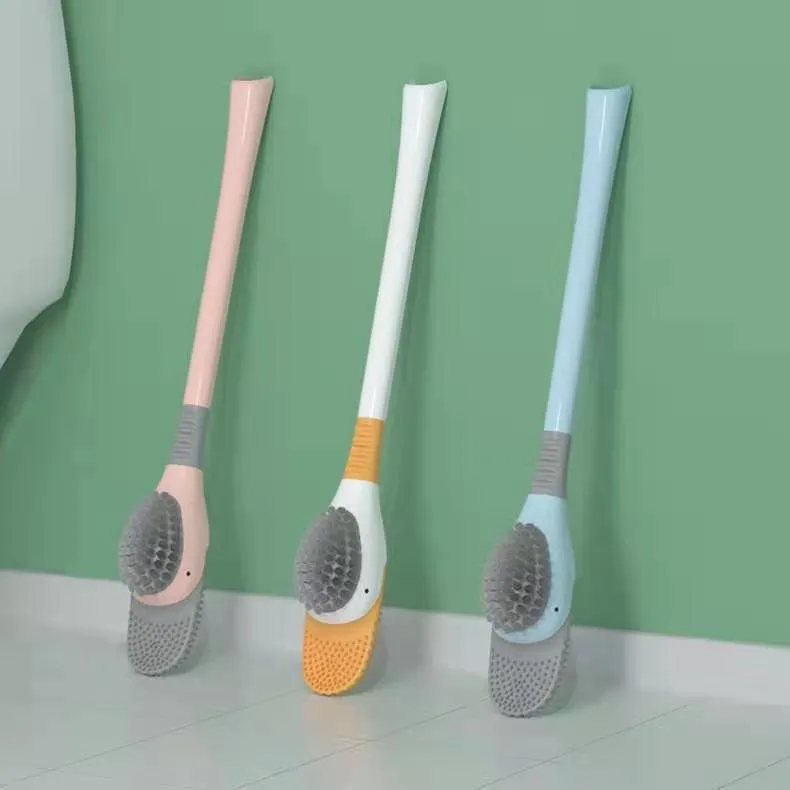 Long Handle Soft Hair Toilet Brush