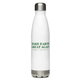 Make Earth Great Again Kennedy Campaign Stainless Steel Water Bottle