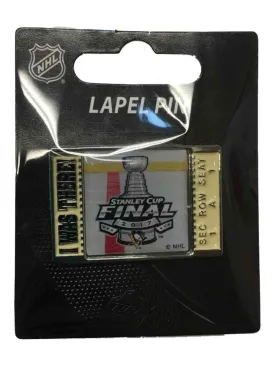 Pittsburgh Penguins 2017 Stanley Cup Final Aminco "I Was There!" Metal Lapel Pin