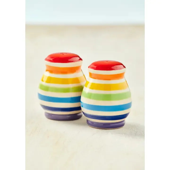 Rainbow Salt and Pepper Shakers By Namaste