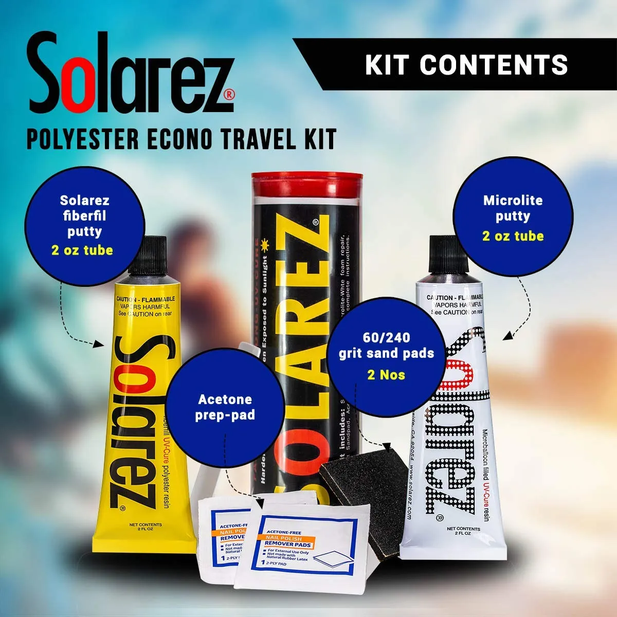 SOLAREZ ECONO TRAVEL KIT