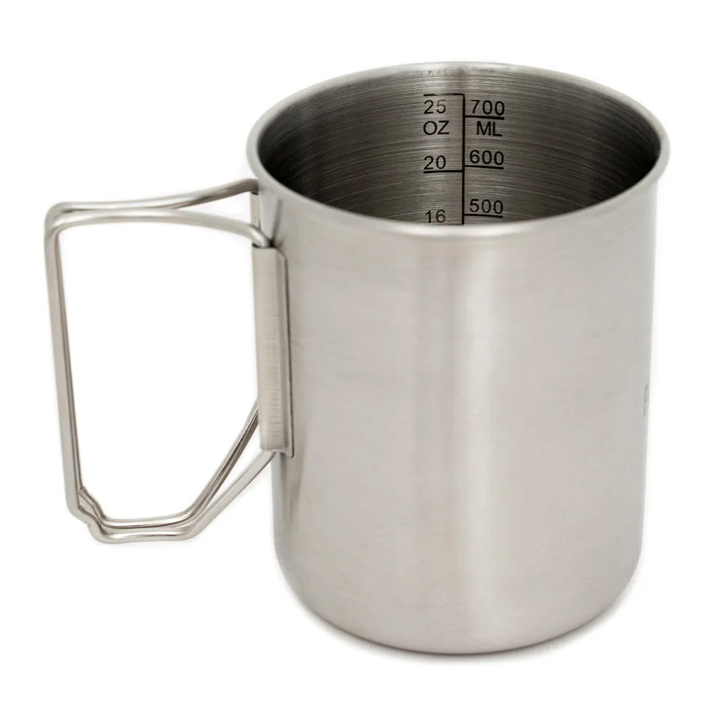 Stainless Steel 25oz. Cup & Lid