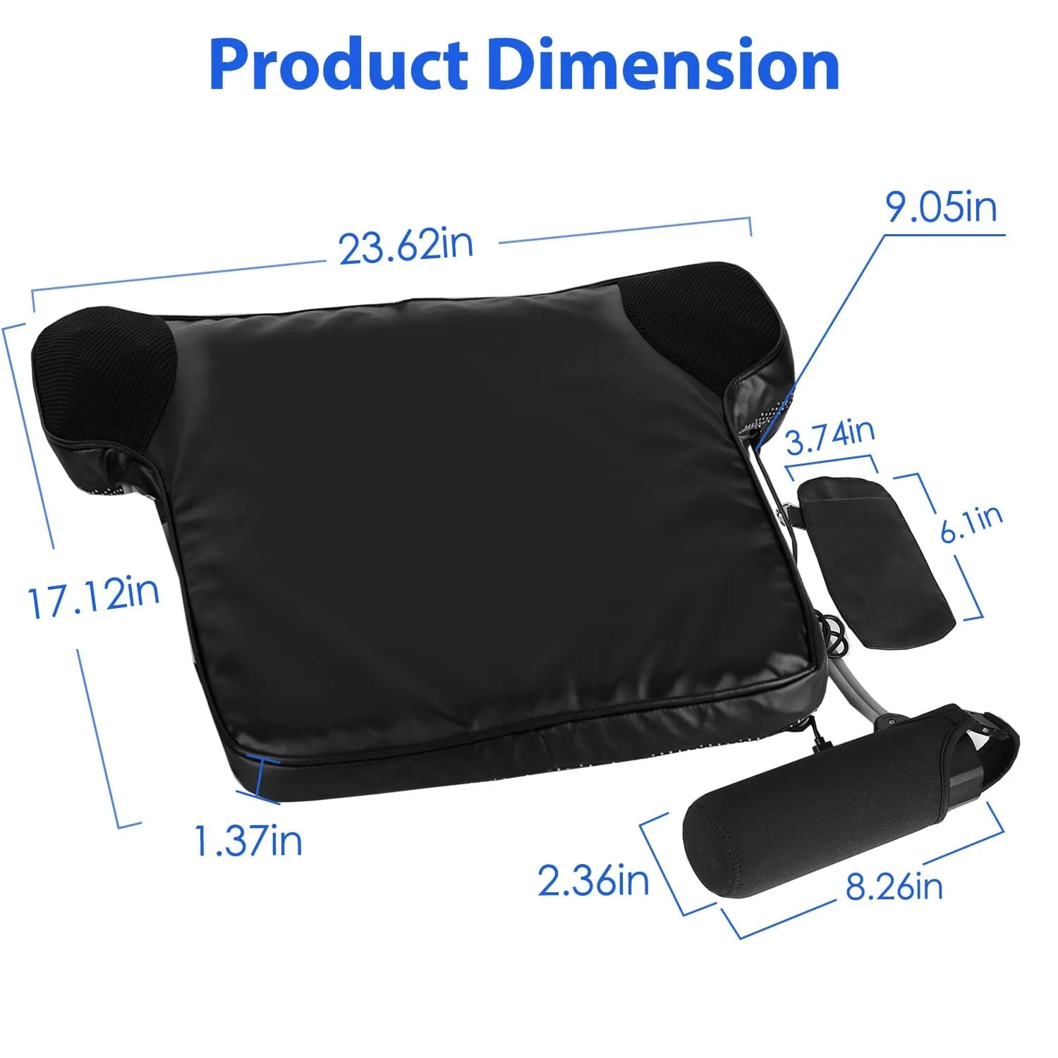 Summer Water Cooling System Seat Cushion with Fans 3 Speeds