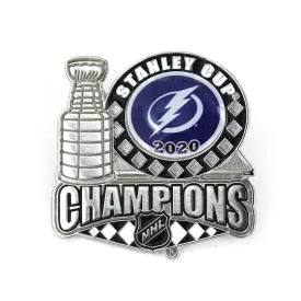 Tampa Bay Lightning 2020 NHL Stanley Cup Champions Aminco Trophy Lapel Pin