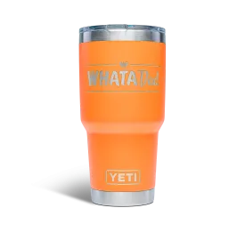 WhataDad 30 oz Orange YETI Rambler® Tumbler